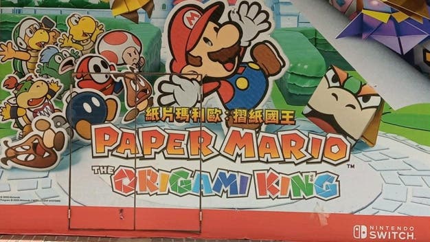 Nintendo promociona Paper Mario: The Origami King en Hong Kong con un inmenso anuncio