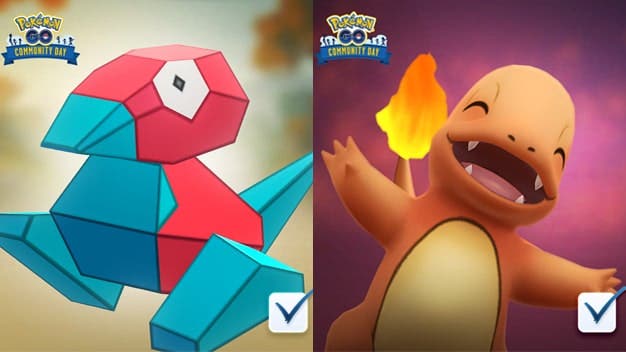 Ya tenemos a los protagonistas de los próximos Días de la Comunidad de Pokémon GO: Porygon y Charmander