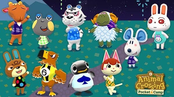 Micha, Rubí, Nabar, Albino, Dori, Petín, Brito, Ricardo, Pablo y Cachemir llegan a Animal Crossing: Pocket Camp