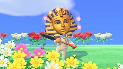 Cómo conseguir la máscara del Rey Tut y tropezarse en Animal Crossing: New Horizons