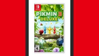 Este es el boxart de Pikmin 3 Deluxe para Nintendo Switch