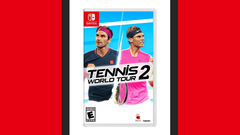 Así luce el boxart americano de Tennis World Tour 2 para Nintendo Switch