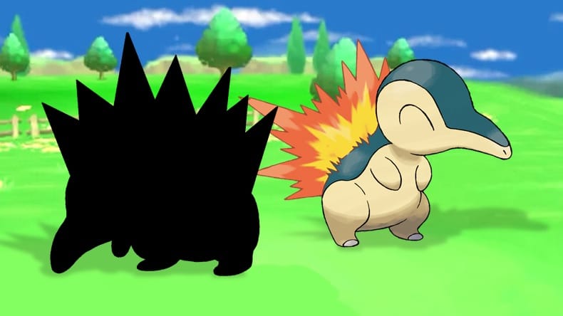 El sprite beta de Cyndaquil hace pensar que iba a ser de tipo Planta en Pokémon Oro y Plata