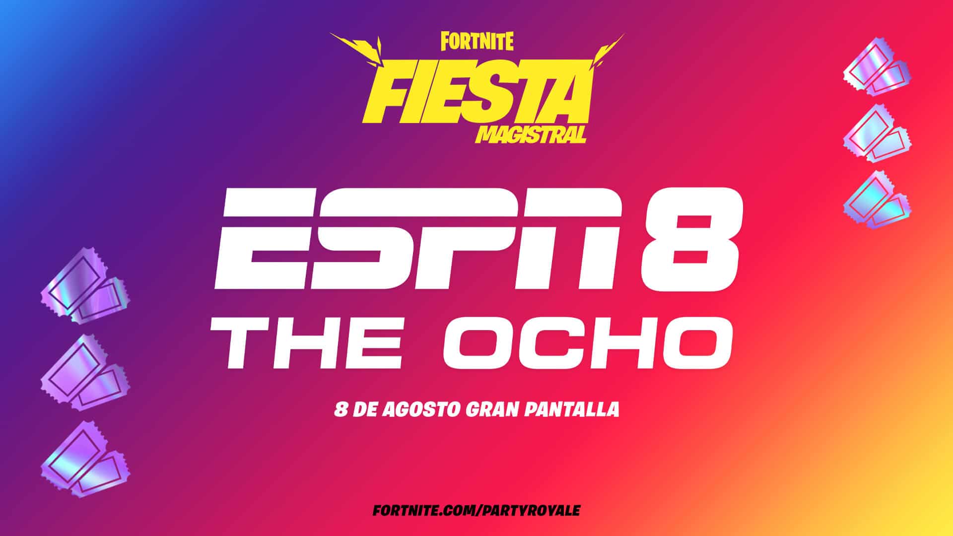 Fortnite detalla el evento de ESPN 8: The Ocho