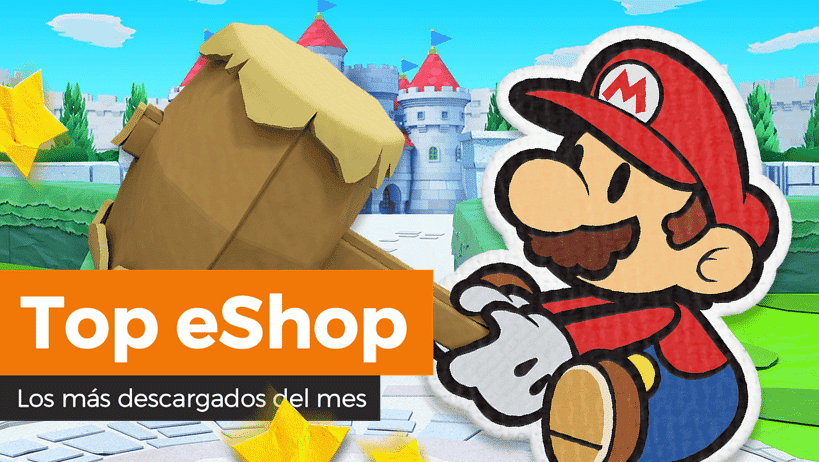 Paper Mario: The Origami King fue lo más descargado del pasado mes de julio en la eShop de Nintendo Switch