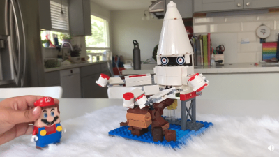 Vídeo: Fan crea un Blooper personalizado para LEGO Super Mario