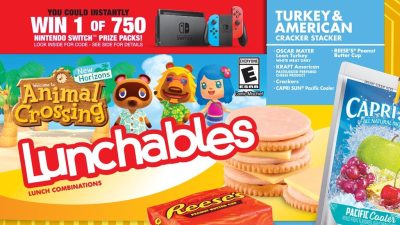 Nintendo of America anuncia una nueva colaboración con Lunchables donde regalará Switch y más