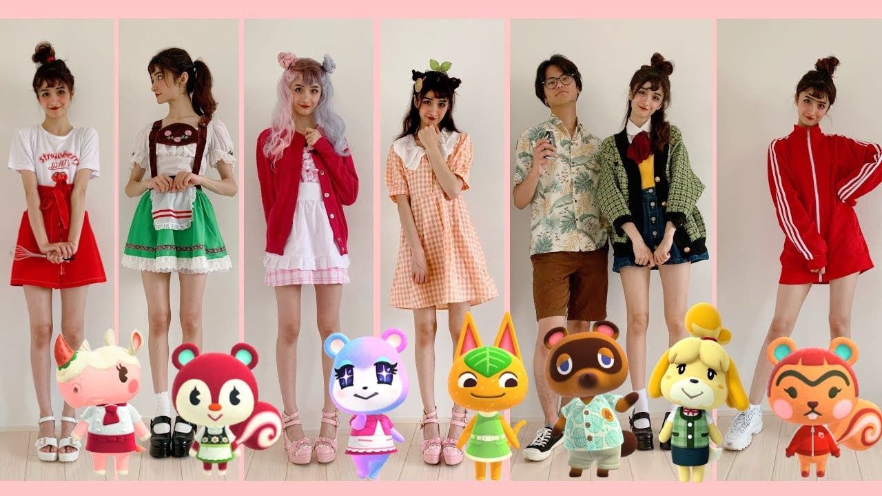Este vídeo nos muestra 15 looks inspirados en personajes de Animal Crossing