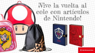 La My Nintendo Store europea actualiza su catálogo con artículos para la vuelta al cole