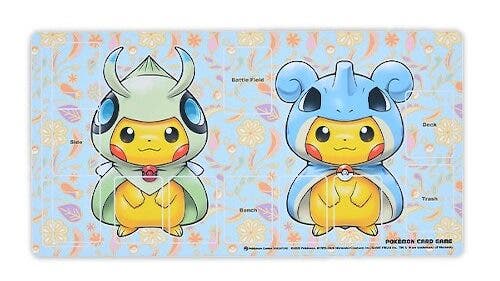 Ya puedes reservar los artículos de Pikachu disfrazado de Lapras y Celebi del Pokémon Center Singapore