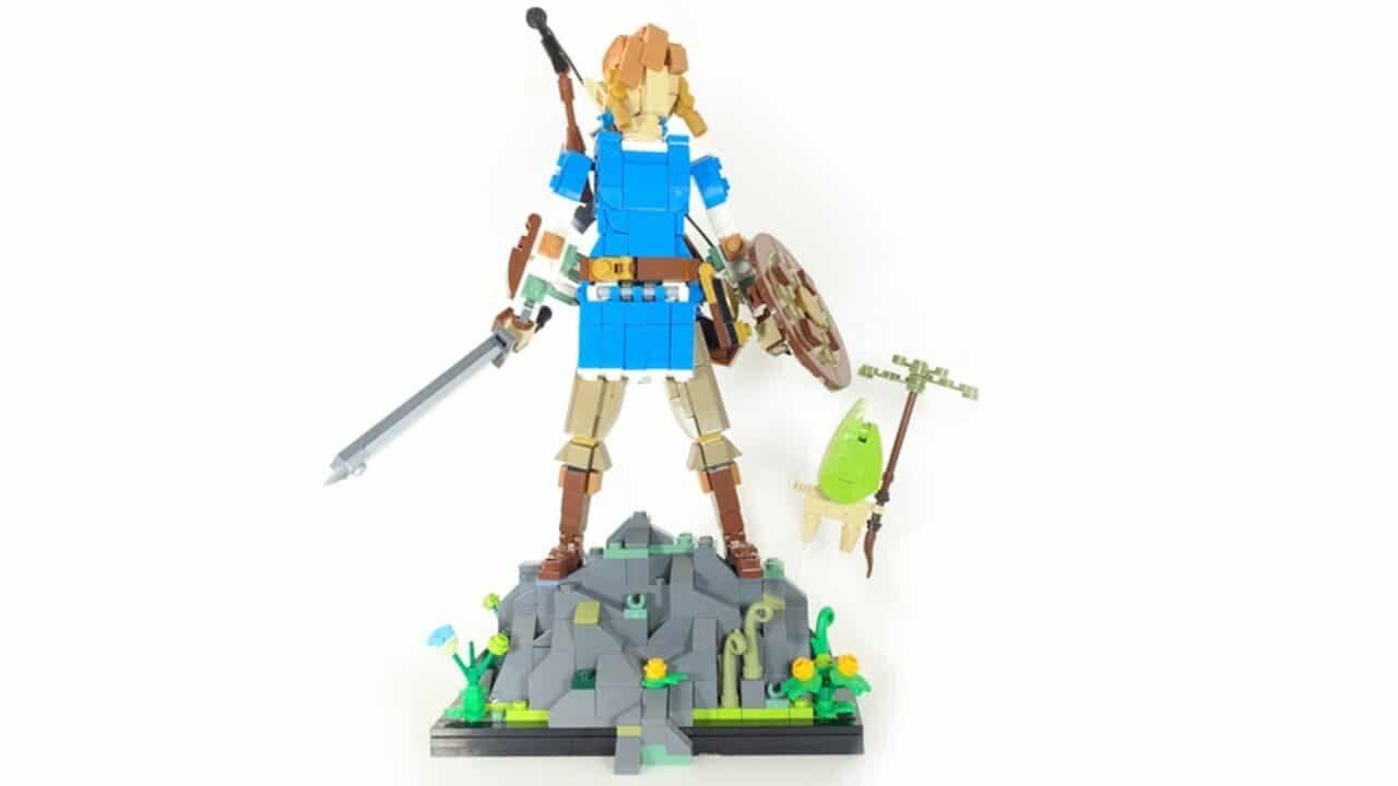 Echad un vistazo a este genial set de LEGO de The Legend of Zelda: Breath of the Wild creado por un fan