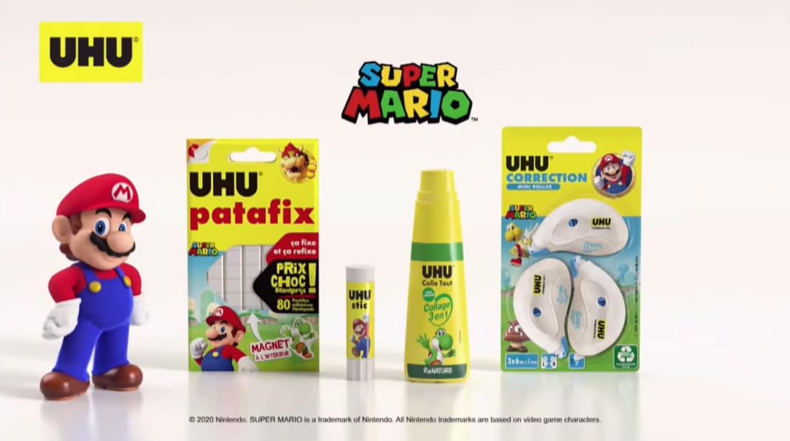 Nintendo luce su colaboración de Super Mario con UHU en estos vídeos