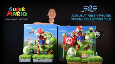 No te pierdas este unboxing de las figuras de Mario y Yoshi de First 4 Figures