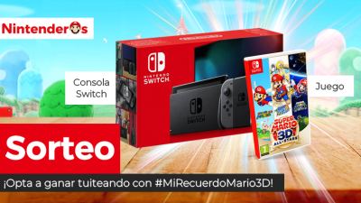 [Act.] ¡Sorteamos una Nintendo Switch + Super Mario 3D All-Stars!