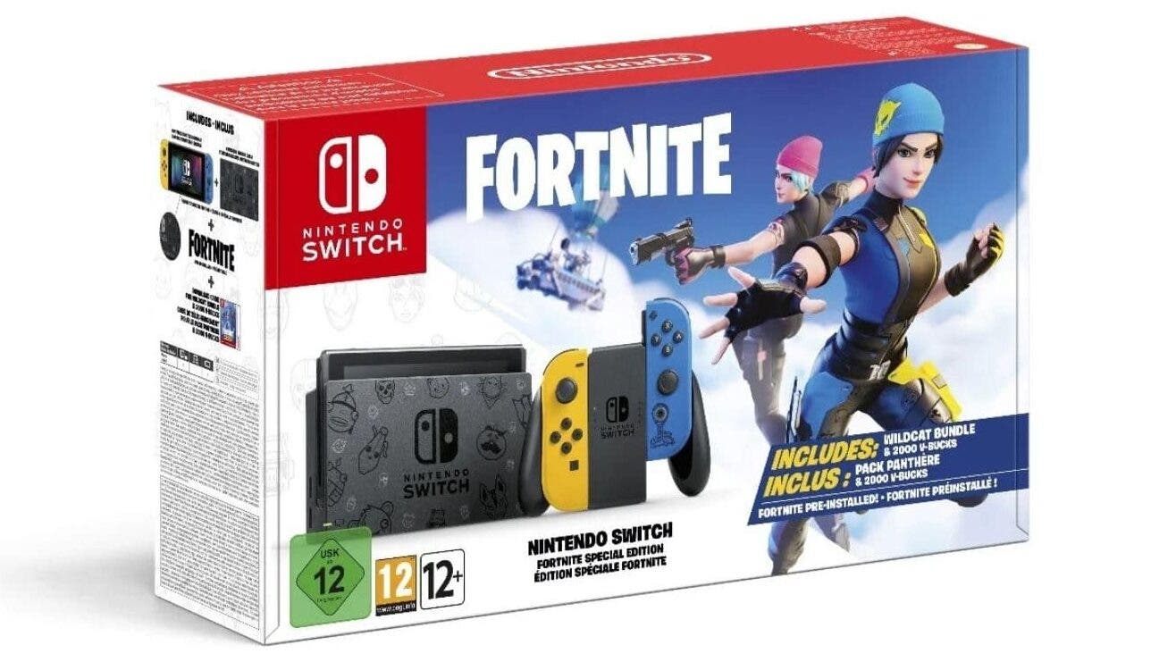 Se anuncia una edición especial del pack Nintendo Switch con Fortnite para Europa, Australia y Nueva Zelanda