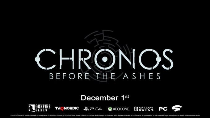 Chronos: Before the Ashes llegará el 1 de diciembre a Nintendo Switch
