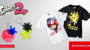 Ya podéis haceros con las camisetas y llaveros de la colaboración entre Splatoon 2 y Super Mario Bros.