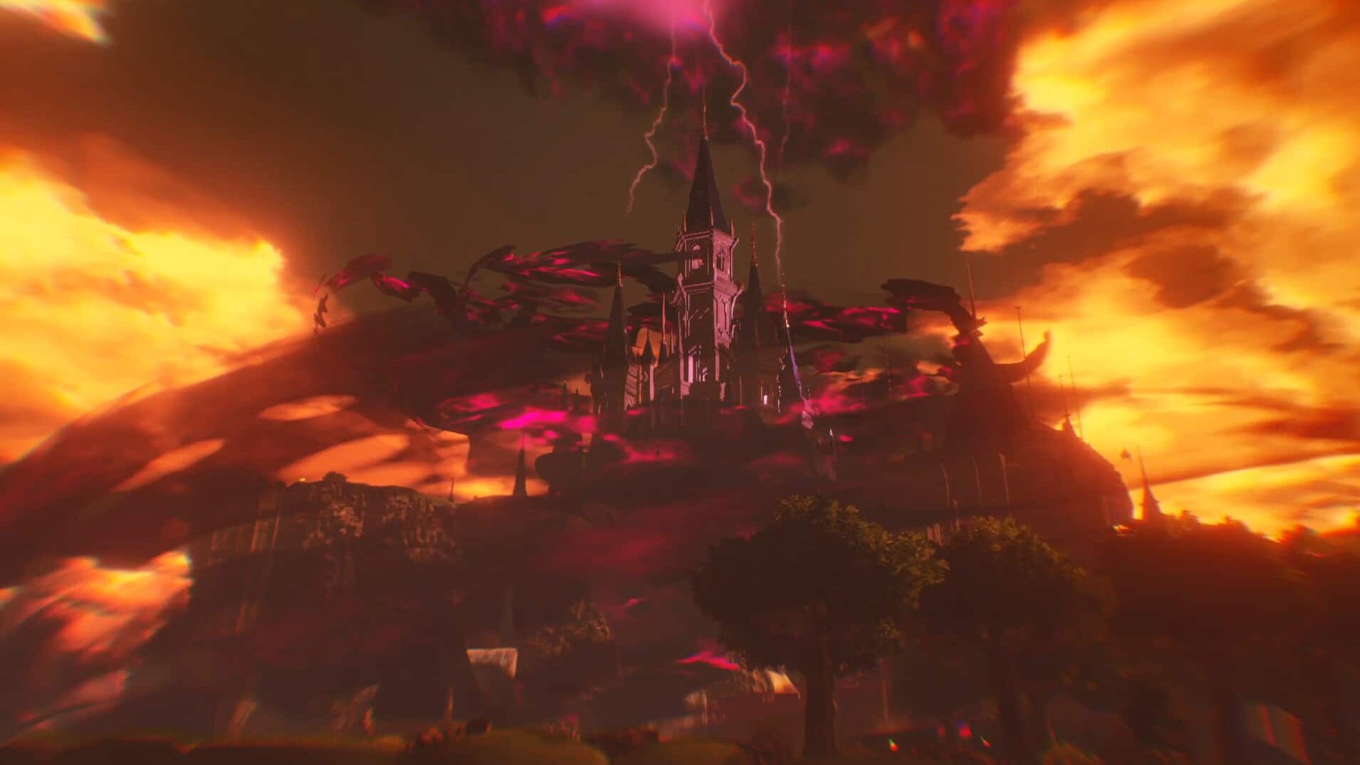 La cuenta oficial japonesa de Hyrule Warriors: La era del cataclismo en Twitter comparte una imagen del aura de Ganon - Nintenderos