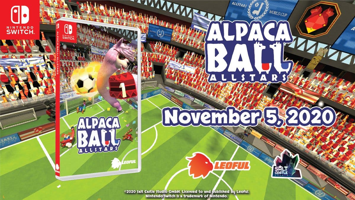 Ya puedes reservar la versión física asiática en inglés de Alpaca Ball: Allstars con envío internacional