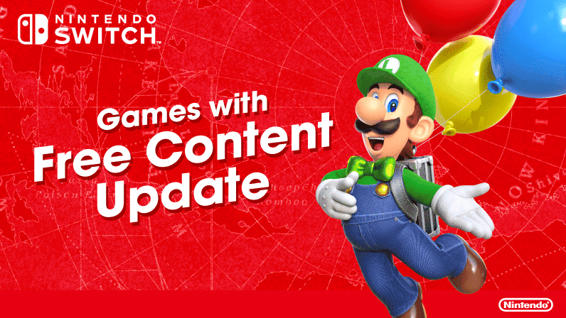Nintendo nos repasa los títulos de Switch con actualizaciones de contenido gratuitas