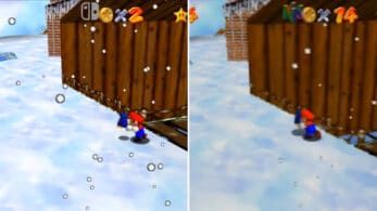 Comparación en vídeo del Super Mario 64 original con el de Super Mario 3D All-Stars