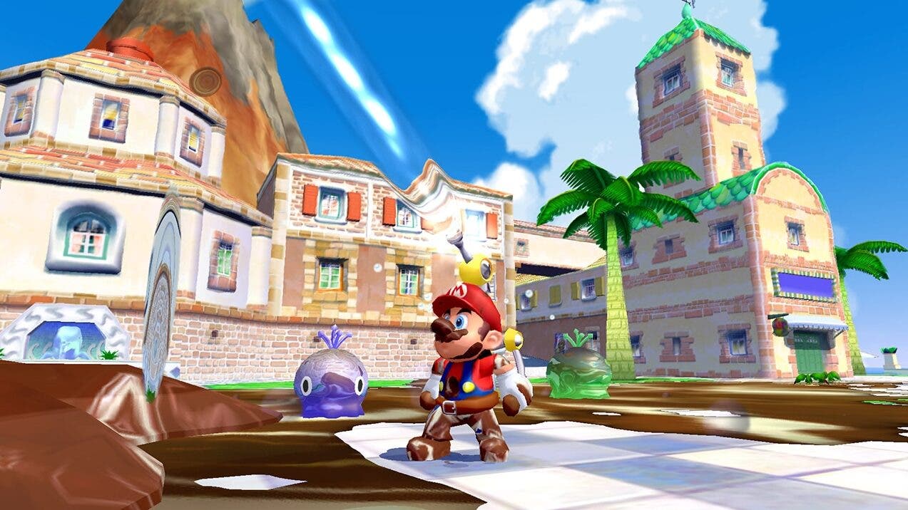 Super Mario Sunshine no es compatible con el mando de GameCube en Super Mario 3D All-Stars