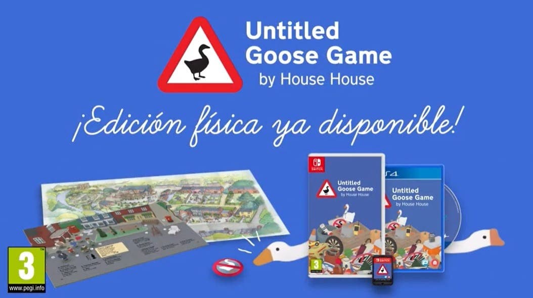 La completa edición física de Untitled Goose Game ya está disponible para Nintendo Switch: contenidos y tráiler de lanzamiento