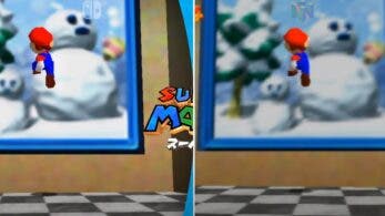 Nueva comparativa en vídeo de Super Mario 64: Super Mario 3D All-Stars en Switch vs. Nintendo 64
