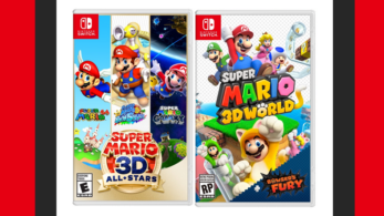 Estos son los boxarts de Super Mario 3D All-Stars y Super Mario 3D World + Bowser’s Fury