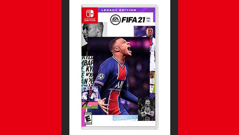 Así luce el boxart de FIFA 21 Legacy Edition para Nintendo Switch