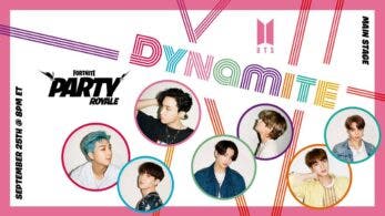 BTS, el conocido grupo de K-pop, llega a Fortnite para estrenar su nuevo videoclip del tema llamado Dynamite