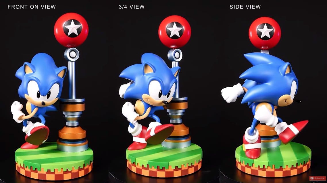 First 4 Figures publica un unboxing de su figura de Sonic The Hedgehog