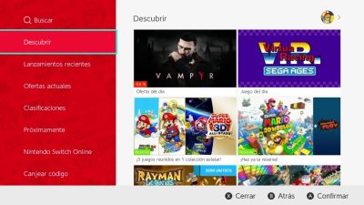 La eShop de Nintendo Switch celebra el 35º aniversario de Super Mario con este aspecto especial
