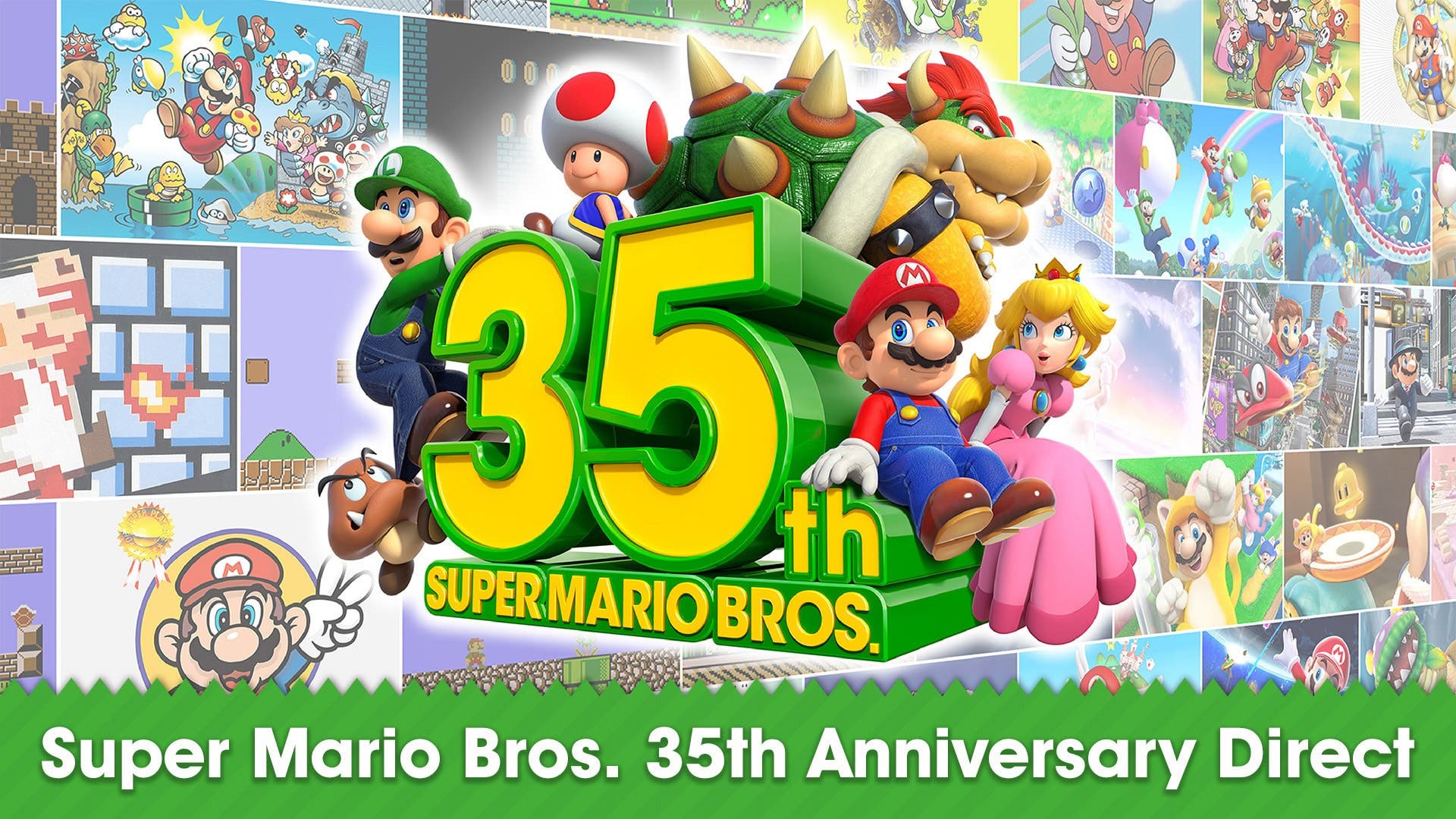 El Super Mario Bros. 35th Anniversary Direct de Nintendo supera los 8 millones de reproducciones en YouTube