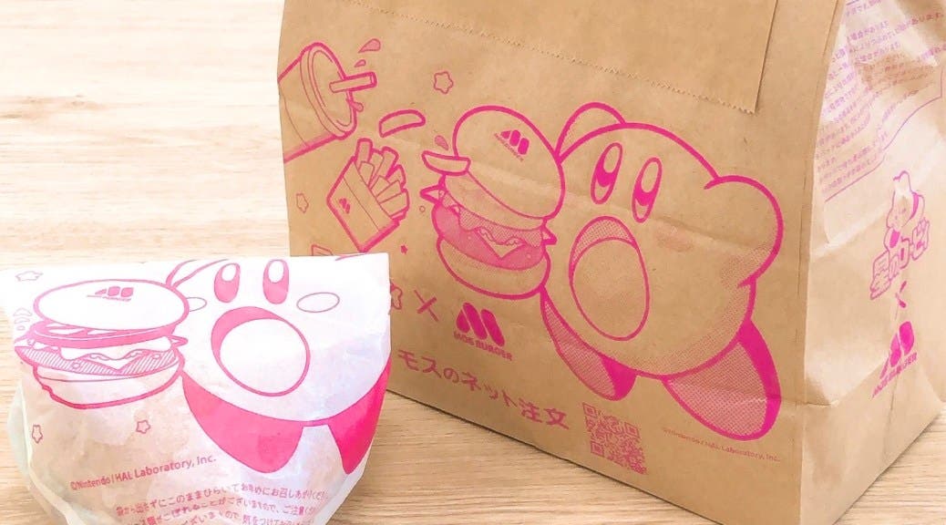 Las hamburgueserías MOS de Japón presentan su colaboración con Kirby