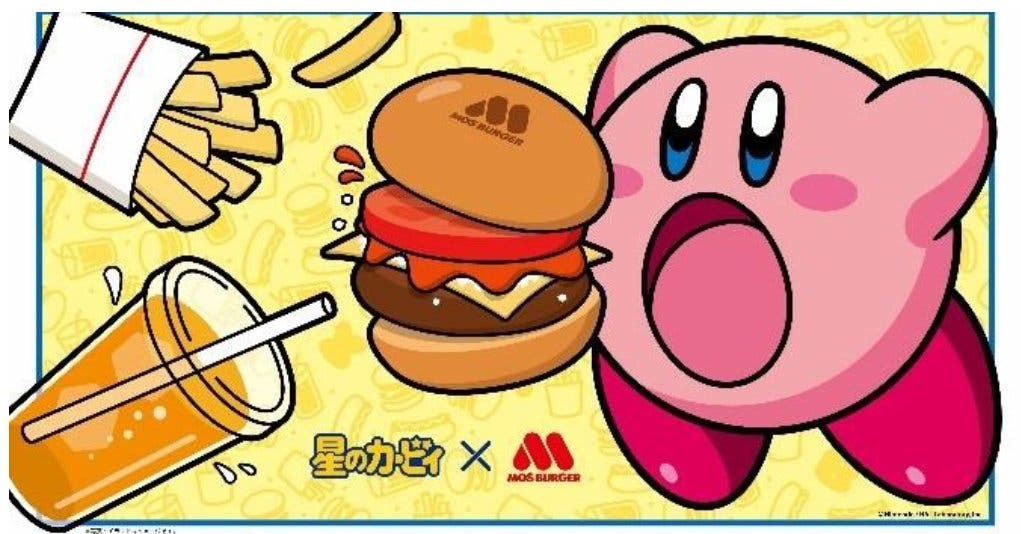 Kirby y MOS Burger se asocian para ofrecer regalos exclusivos en Japón