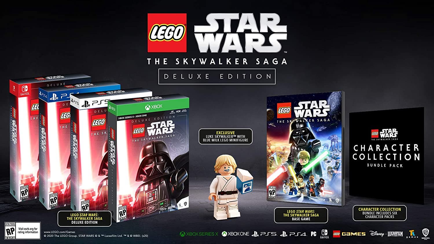 LEGO Star Wars: The Skywalker Saga confirma esta edición deluxe -  Nintenderos - Nintendo Switch, Switch Lite