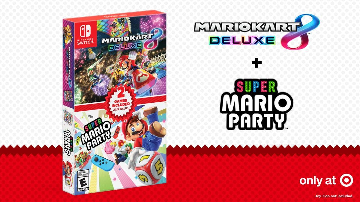 Anunciado un pack doble de Mario Kart 8 Deluxe + Super Mario Party