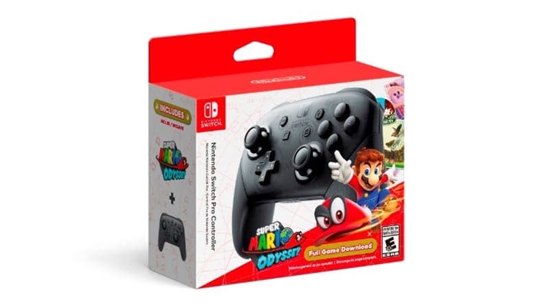Anunciado un pack de Pro Controller para Nintendo Switch + Super Mario Odyssey
