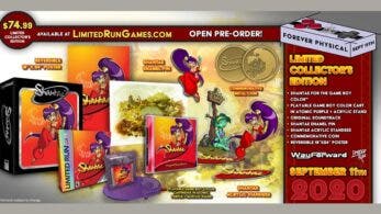 El nuevo lanzamiento de Shantae en Game Boy Color contará con esta edición de coleccionista