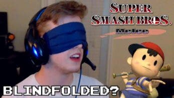Este streamer se pasa el modo aventura de Super Smash Bros. Melee con una sola vida y con los ojos vendados
