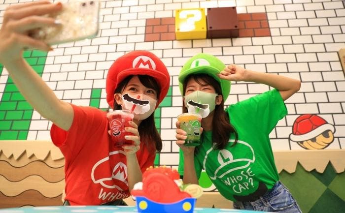 Se comparten toneladas de imágenes del Mario Café & Store de Universal Studios Japan