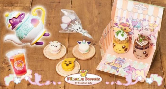 The Pokémon Company anuncia nuevos artículos para el menú de los Pokémon Café y Pikachu Sweets en Japón
