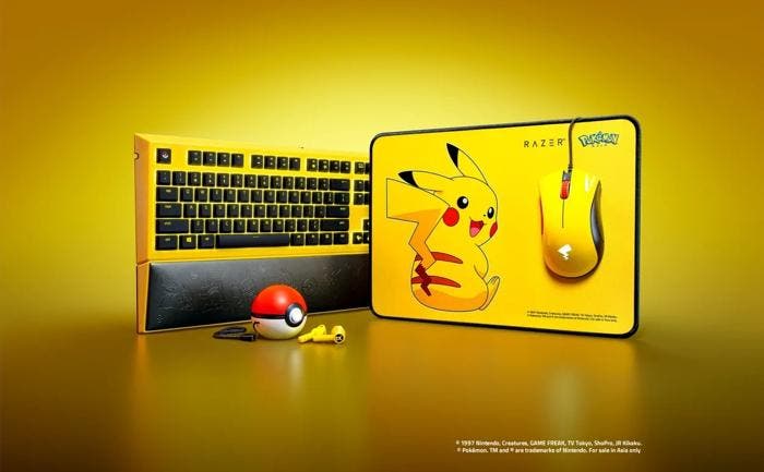 Los accesorios de PC de Razer inspirados en Pikachu ya están disponibles en Singapur, Malasia, Indonesia y Tailandia