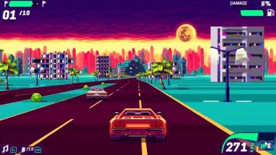 Echad un vistazo a este gameplay de la versión 1.1.0 de 80’s Overdrive en Nintendo Switch
