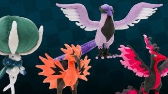 Se anuncian los peluches oficiales de Calyrex y las formas Galar de Articuno, Zapdos y Moltres para los Pokémon Center de Japón