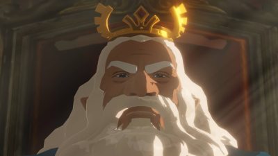 La cuenta oficial japonesa de Hyrule Warriors: La era del cataclismo en Twitter comparte imágenes de Rotver y el Rey de Hyrule