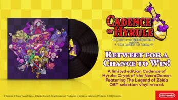 Nintendo of America lanza un sorteo de Cadence Of Hyrule: Crypt of the NecroDancer y un vinilo con la banda sonora de The Legend of Zelda en Twitter