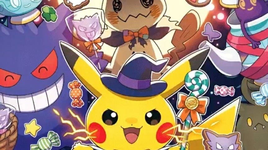 Echad un vistazo a este nuevo arte oficial de Pokémon compartido con motivo de Halloween