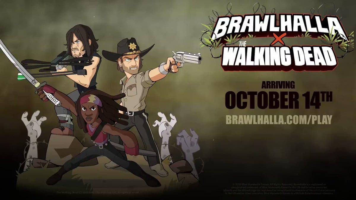 Brawlhalla confirma a Michonne, Rick Grimes y Daryl Dixon con su nueva colaboración de The Walking Dead